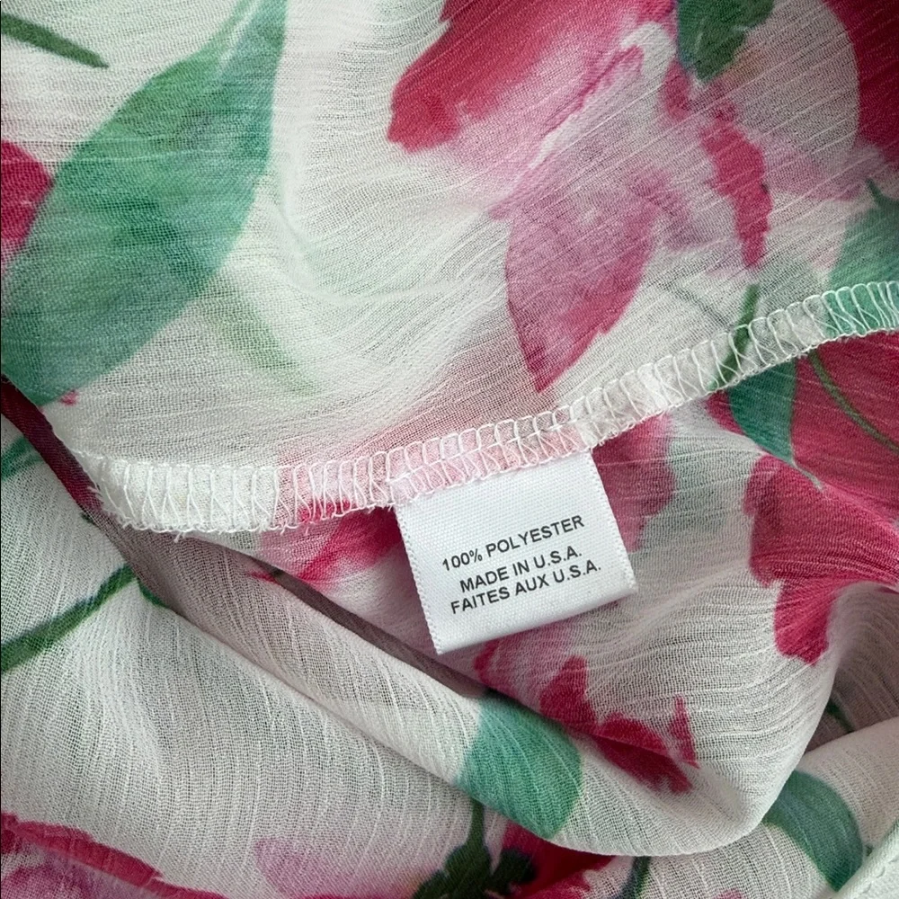 Misa Los Angeles Eliza Floral Tiered Chiffon Dress Medium NWT - Picture 7 of 7